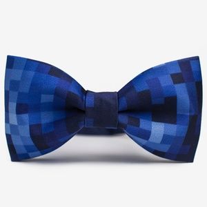 New Man Bow Tie Navy Pixel